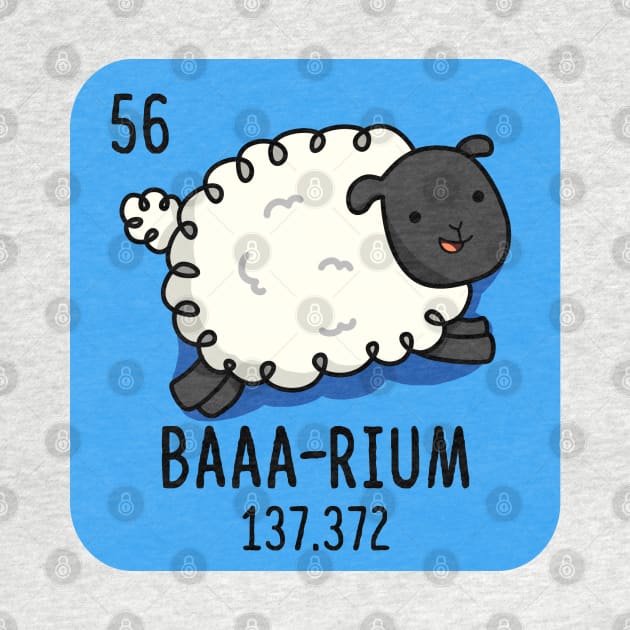 Baaarium Cute Sheep Chemistry Pun by punnybone